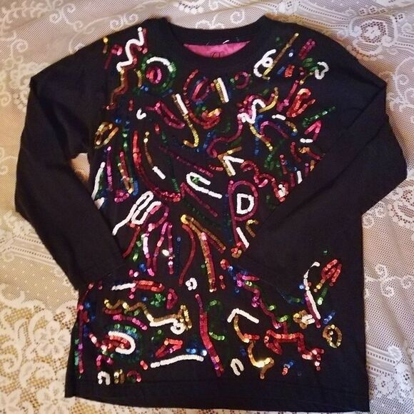 Vintage Sequined Pullover Shirt Size Small - Picture 5 of 7